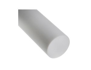Pręt z fluorowego tworzywa sztucznego PTFE, Ø 50mm x 500mm, kolor: Nieprzezroczyste