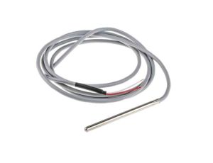 Termopara typ PT 1000, -20C do +100C 100mm kabel 2m, Stal nierdzewna