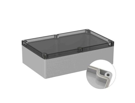 Obudowa ogólnego użytku ekranowana Szary IP66 Silikon, 230 x 300 x 85mm, RS PRO 5U2