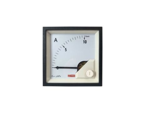 Amperomierz analogowy panelowy DC -10C do +65C RS PRO