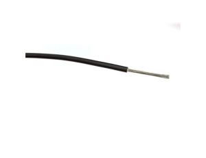 Przewód jednożyłowy linkowy, 1 mm, 32/0,2 mm, 24 AWG, PVC, 1,5 kV AC, Czarny, dł. 500m, RS PRO