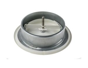 Air diffusion valve w/locknut,150mm duct