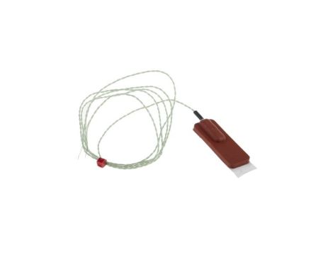 Termopara typ K do +150C 40mm kabel 1m, Powłoka z folii aluminiowej, guma silikonowa IEC