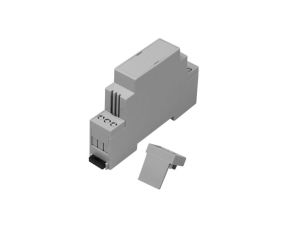 Zestaw obudowy szyny DIN, 17.5 x 90 x 58mm, materiał: Poliwęglan, kolor: Jasnoszary, IP20, RS PRO