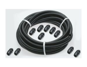 Zestaw przewodu elastycznego, Ø 20mm, dł. 10m, materiał: PVC, kolor: Czarny, IP54, IP55, IP67, RS PRO