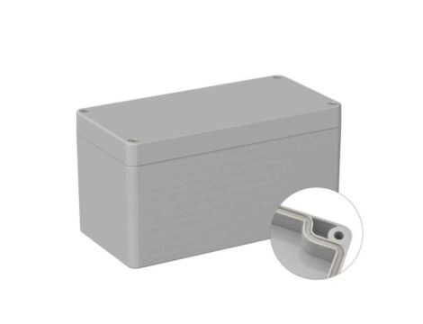 Obudowa ogólnego użytku ekranowana Szary IP66 Silikon, 80 x 160 x 85mm, RS PRO 5U2