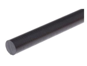 Pręt polieteroeteroketonowy PEEK, Ø 10mm x 300mm, kolor: Czarny