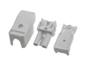 Złącze wtykowe do druku Biały 2-żyłowe, Wkręcane, 400 V Montaż na kablu