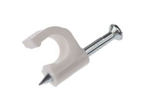 Spinka do kabli Obejma okrągła, 7mm, materiał: PE, 7 x 11mm, RS PRO