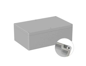 Obudowa ogólnego użytku ekranowana Szary IP66 Silikon, 160 x 250 x 90mm, RS PRO 5U3