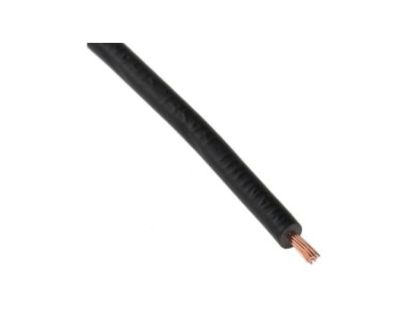 Przewód jednożyłowy linkowy, 2491X, 0,5 mm, 16/0,2 mm, 20 AWG, PVC, 500 V, Czarny, dł. 100m, RS PRO