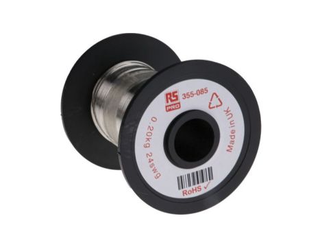 Przewód miedziany, Jednordzeniowy, 24 AWG, 0,2 mm, dł.: 91.3m