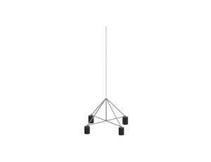 Maszt na czworonogu do zwodów poziomych wysokich 2m aluminium/ocynk ogniowy 65.2 AL/OG ZA 5P CZ 65152092