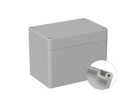 Obudowa ogólnego użytku ekranowana Szary IP66 Silikon, 80 x 120 x 90mm, RS PRO 5U3