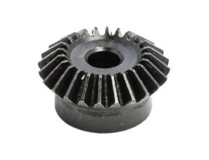 Przekładnia stożkowa, Stal, zęby: 24, Skośne, skok: 0.8mm, kąt: 20, otwór: 5mm