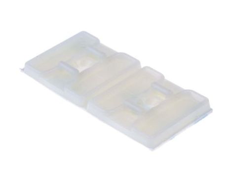 Mocowanie opaski kablowej samoprzylepne, 29mm x 29 mm, kolor: Naturalny, 50-szt., 0-28→ C., RS PRO