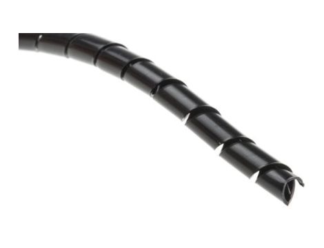 Opaska spiralna, Ø , Ø Maximum of 4.5mm, materiał: Nylonowy, kolor: Czarny, RS PRO 811-7692 /10szt./