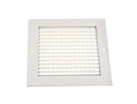 Kratka, Biały, Aluminium, 200 x 200mm 32mm