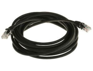 Kabel kat. 5e U/UTP Czarny 5m