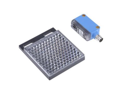 Czujniki fotoelektryczne Retrorefleksyjny PNP w obudowie prostokątnej zakres 7.2 m IP67