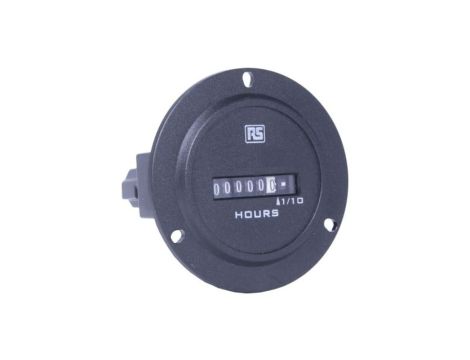 Licznik godzin Analogowa 6-cyfrowy 4 → 30 V AC/DC RS PRO