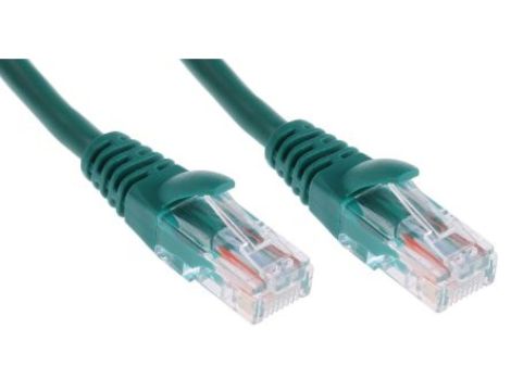 Kabel kat. 5e U/UTP Zielony 1m