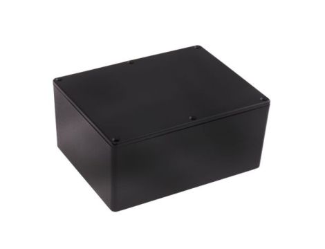 Obudowa ekranowana Czarny, 165.8 x 127.3 x 76.3mm, RS PRO