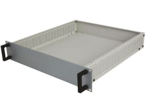 Wzmocniona obudowa do montażu w szafie, 1U, wentylowana, 44 x 483 x 466mm