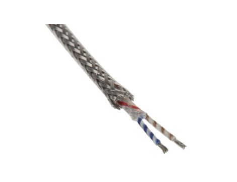 Przewód termoparowy K, -60 → +350 C., dł. 25m, izolacja: Włókno szklane, 7-żyłowy, RS PRO