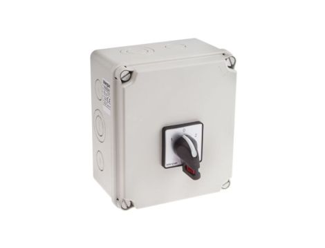 Przełącznik przełączający 2-biegunowy 25 A 15 kW IP65