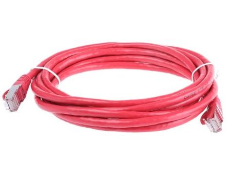 Kabel kat. 5e F/UTP Czerwony 3m