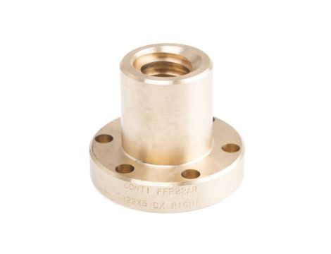 Nakrętka okrągła z kołnierzem Kołnierzowy okrągły 5mm 22mm 55mm 44mm RS PRO