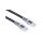 Kabel kategorii 6, Czarny, Wtyk RJ45/męski RJ45dł.: 10m, mat. koszulki: PVC