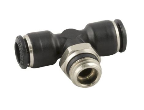 Adapter gwintowany teowy typu gwint – rura, seria: 55000, 20 barów