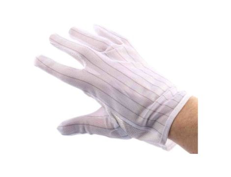 Rękawice antystatyczne Nie, roz. 8 – M, 2 szt., materiał: Tworzywo PET, RS PRO Wielorazowe