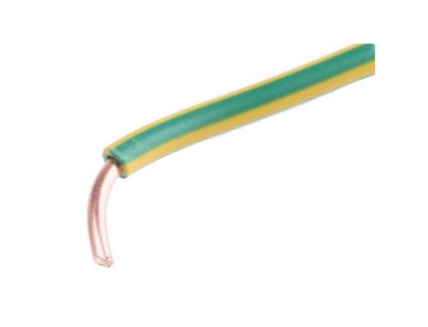 Jednożyłowy kabel sterowniczy CSA 2,5 mm, Maks. +70C 600 V Zielony/Żółty, RS PRO