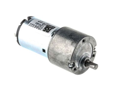 Motoreduktor DC, 29 obr/min., 30 Ncm, RS PRO