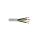 Kabel sterowniczy SY 4 rdzeniowy , Ekranowany, izolacja Polichlorek winylu PVC, D 12.5mm , 50m