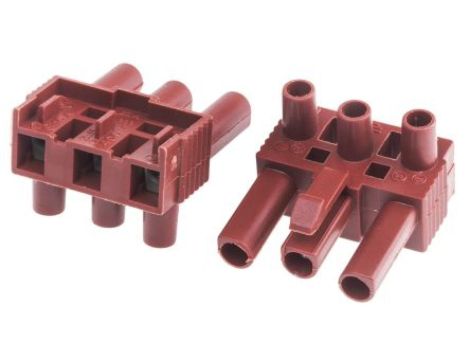 Złącze wtykowe do druku Brązowy 3-żyłowe, Wkręcane, 400 V Montaż na kablu