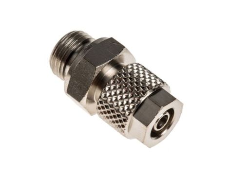 Adapter gwintowany prosty gwint – rura, 15 barów