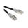 Kabel kategorii 6, Czarny, Wtyk RJ45/męski RJ45dł.: 10m, mat. koszulki: LSZH