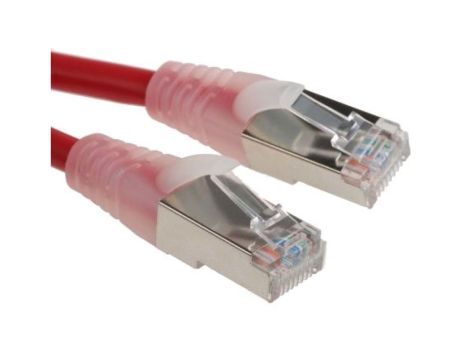 Kabel kat. 5e F/UTP Czerwony 1m