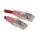 Kabel kat. 5e F/UTP Czerwony 1m