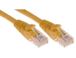 Kabel kat. 5e U/UTP Żółty 10m