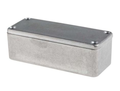 Obudowa ekranowana Srebrny IP66 Neopren, 89.1 x 35 x 30.3mm, RS PRO