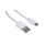 Kabel USB, dł. 150mm, kolor: Biały