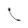 Kabel USB, dł. 150mm, kolor: Czarny