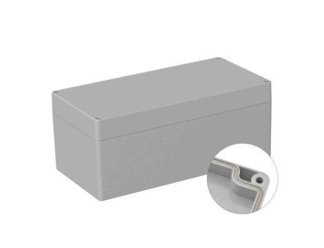 Obudowa ogólnego użytku ekranowana Szary IP66 Silikon, 120 x 240.5 x 100.5mm, RS PRO 5U2