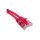 Kabel kategorii 6, Czerwony, Wtyk RJ45/męski RJ45dł.: 2m, mat. koszulki: PVC