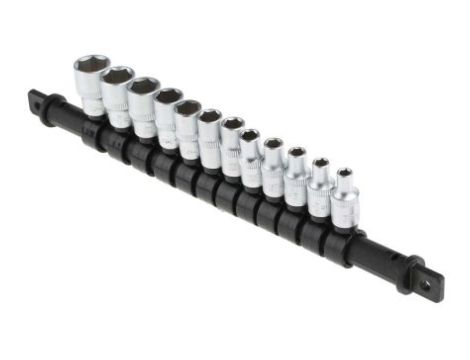 Zestaw nasadek 12 Piece 1/4 in Kwadratowy Drive RS PRO